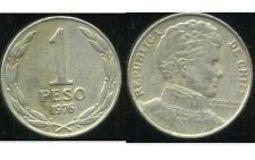 智利1976年10披索10pesos半裸女紀念幣1993年10披索1971年20分 歷史價格詳細信息