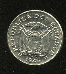 ECUADOR（厄瓜多爾硬幣），50-SUCRE，K93，1991，品相全新UNC 歷史價格詳細信息