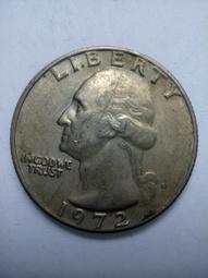 【全球硬幣】美國1972年25C 25分 QUARTER DOLLAR華盛頓總統 價格比較,價格查詢,歷史價格詳細信息