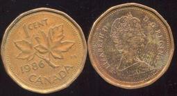 【全新】加拿大1986年二 中年女王 外國錢幣 簽名號碼隨433 歷史價格詳細信息