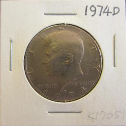 美洲 美國 1974年 總統艾森豪與月球老鷹 1美元 錢幣 大硬幣-D記 丹佛廠 (黃74) 歷史價格詳細信息