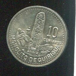 【錢幣】Guatemala(瓜地馬拉硬幣)，1 Centavo，K260，1963，品相美 VF國際#19051119 歷史價格詳細信息