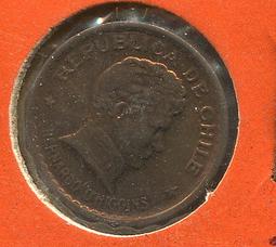 【全球硬幣】智利錢幣 Chile coin 1957 1 PESO 老鷹圖案 歷史價格詳細信息