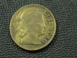 【全球郵幣】阿根廷1924年 ARGENTINA 10 CENTAVOS ,已沒流通,稀有AU 歷史價格詳細信息