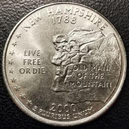 美國州幣25美分1/4美元鎳幣硬幣2007年5枚套 24F206 歷史價格詳細信息