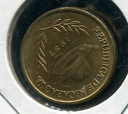 NICARAGUA（尼加拉瓜紙幣），P167，1-CENT，1991品相全新UNC 歷史價格詳細信息