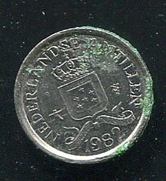 【錢幣】 NETH. ANTILLES (荷屬安地列斯)， 25-CENT , K11 , 1975 ,品相極美XF#202358 歷史價格詳細信息