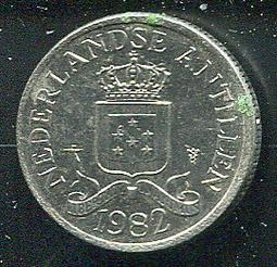 【錢幣】 NETH. ANTILLES (荷屬安地列斯)， 25-CENT , K11 , 1975 ,品相極美XF#202358 歷史價格詳細信息