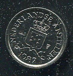 【錢幣】 NETH. ANTILLES (荷屬安地列斯)， 25-CENT , K11 , 1975 ,品相極美XF#202358 歷史價格詳細信息