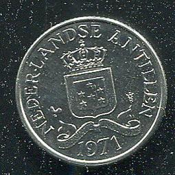 【錢幣】 NETH. ANTILLES (荷屬安地列斯)， 25-CENT , K11 , 1975 ,品相極美XF#202358 歷史價格詳細信息