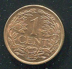 【錢幣】 Netherland Curcao (荷屬古拉格)， 1-CENT , K41 , 1947 ,品相極美XF#202393 歷史價格詳細信息