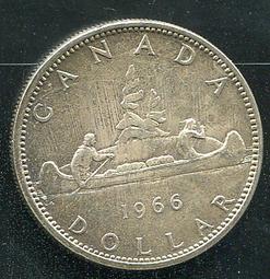 【銀幣】CANADA(加拿大),1-DOLLAR 英女皇 K54 1959 , 35mm ,9新AU #202482 歷史價格詳細信息