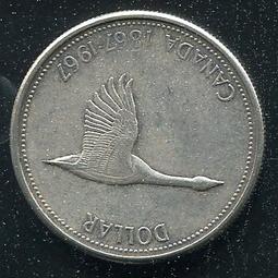 【銀幣】CANADA(加拿大),1-DOLLAR 英女皇 K54 1959 , 35mm ,9新AU #202482 歷史價格詳細信息