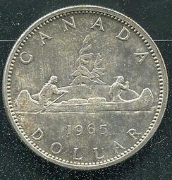 【銀幣】CANADA(加拿大),1-DOLLAR 英女皇 K54 1959 , 35mm ,9新AU #202482 歷史價格詳細信息