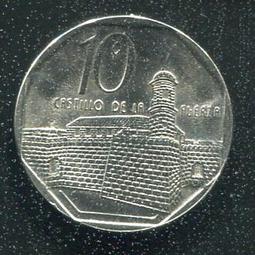 【錢幣】CUBA(古巴), 10 CENT , K576.2  #206245 , 1996 ,品相9新AU 歷史價格詳細信息