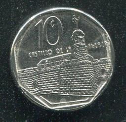 【錢幣】CUBA(古巴), 10 CENT , K576.2  #206245 , 1996 ,品相9新AU 歷史價格詳細信息