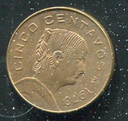 【錢幣】Mexico(墨西哥),5 Cent,K426,1960 #206442 ,品相美VF 歷史價格詳細信息