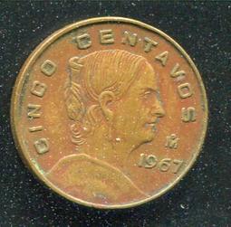 【錢幣】Mexico(墨西哥),1 Cent,K415,1942 #206417 ,品相美VF 歷史價格詳細信息