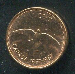 【硬幣】Canada (加拿大),1 Cent#208611 , K490a , 2006 品相全新UNC 歷史價格詳細信息