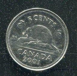 【硬幣】Canada (加拿大),5 Cent#208632 , K60.1 , 1965 品相類精鑄PL 歷史價格詳細信息
