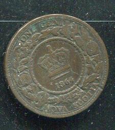 【硬幣】Canada Nova Scotia (加拿大),1 Cent#208552 , K7 , 1861 品相普下V 歷史價格詳細信息