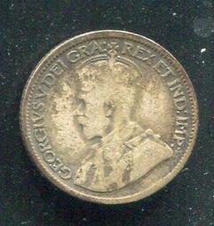 【銀幣18mm】Canada (加拿大),10  Cent#208658 , K23a , 1934 品相普F 歷史價格詳細信息