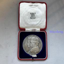 英國1935年喬治五世木馬劍1克朗銀幣 這枚幣品相不錯，關鍵8191 歷史價格詳細信息