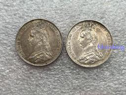 1887英國維多利亞6便士銀幣95 歷史價格詳細信息