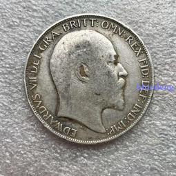 好品1902英國 愛德華七世 和皇后  登基 銀章 帶190219 歷史價格詳細信息