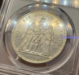PCGS-MS64 羅馬共和國1849年4貝阿科銀幣4410 歷史價格詳細信息