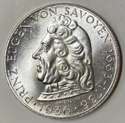 奧地利1936年1格羅申銅幣硬幣老鷹皇冠17mm 24F842 歷史價格詳細信息