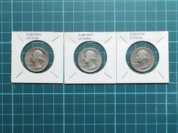 美國1965-1969年25美分銅鎳包銅硬幣5枚連續年份 華盛頓老鷹錢幣 歷史價格詳細信息