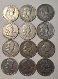 美國富蘭克林1960年半圓銀幣 PCGS PR65302 歷史價格詳細信息