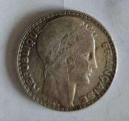 法國20法郎銀幣1934年412 歷史價格詳細信息