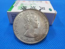 天然銀膜彩1964年英屬百慕大伊麗莎白二世1克朗大銀幣非常漂312 歷史價格詳細信息