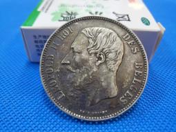 1873年法國大力神銀幣5法郎，公博評級XF45分，品相好，11297 歷史價格詳細信息