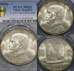 粉光PCGS-MS62法屬印度支那1922年坐洋壹圓大銀幣373 歷史價格詳細信息