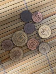 哈薩克斯坦獨立后第一版流通套幣，也是唯一的一套輔幣泰因，5枚4104 歷史價格詳細信息