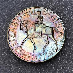 伊莎女王登基騎馬大克朗幣E021，直徑38.52mm，重量25165 歷史價格詳細信息