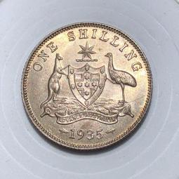 92.5%銀1916年英屬西非喬五1先令銀幣M144，9254317 歷史價格詳細信息