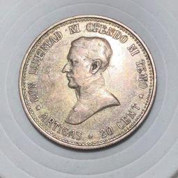稀少80%銀1920年烏拉圭20分銀幣M227，老藏家舊藏冊4278 價格比較,價格查詢,歷史價格詳細信息