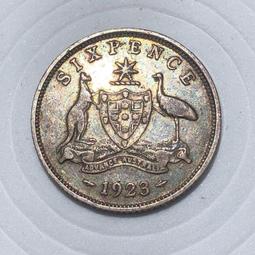 92.5%銀1916年英屬西非喬五1先令銀幣M144，9254317 歷史價格詳細信息