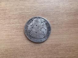 西班牙卡洛斯四世雙柱銀幣 西屬墨西哥廠卡四雙柱 Mo.FT4441 歷史價格詳細信息