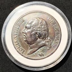 法國 路易十八 5法郎 1816年 大銀幣4135 歷史價格詳細信息