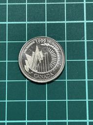 美洲 加拿大 2000年 迎向千禧年系列錢幣 團結與和諧 25分 紀念幣-漂亮美品 如圖 (橘30) 歷史價格詳細信息