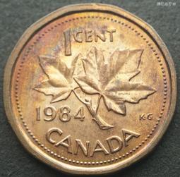 加拿大  伊麗莎白二世 楓葉 1分 一分 壹分錢幣 共100枚 保真 如圖 歷史價格詳細信息