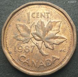 加拿大  伊麗莎白二世 楓葉 1分 一分 壹分錢幣 共100枚 保真 如圖 歷史價格詳細信息