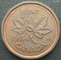 加拿大  伊麗莎白二世 楓葉 1分 一分 壹分錢幣 共100枚 保真 如圖 歷史價格詳細信息