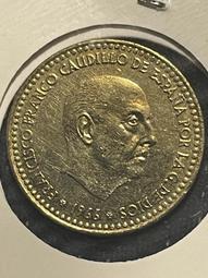 西班牙王國1966年佛朗哥100P銀幣，暴光全新品相。5448 歷史價格詳細信息