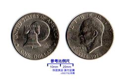 美國1976年25美分1/4美元紀念幣獨立200周年華盛頓24mm 24D685 歷史價格詳細信息